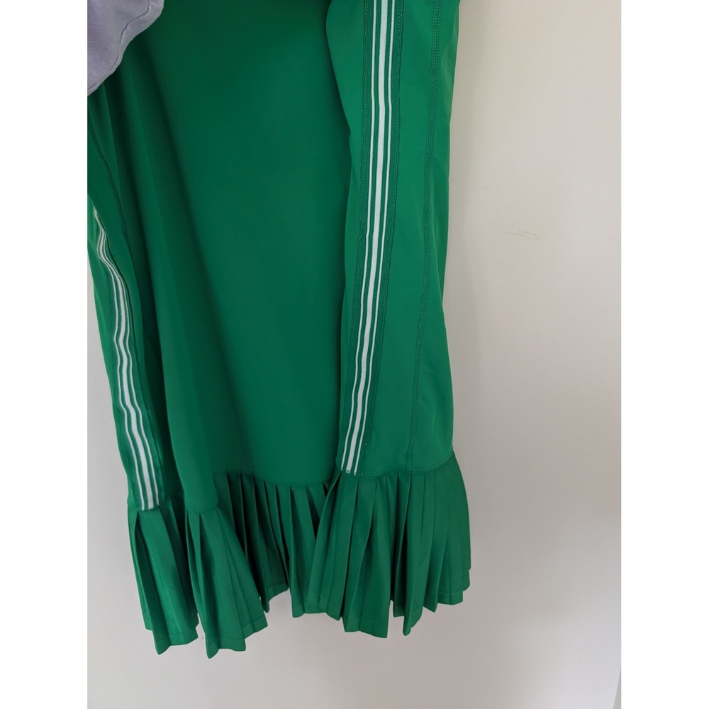 J.Crew Active Kelly Green Pleated Tennis Dress Drop Waist Large - Picture 8 of 16